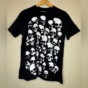 Crooks & Castles Skull Graphic T-Shirt Black Small